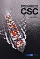 Конвенция по безопасным контейнерам, изд. 2014 г. на английском языке. International Convention for Safe Containers (CSC)